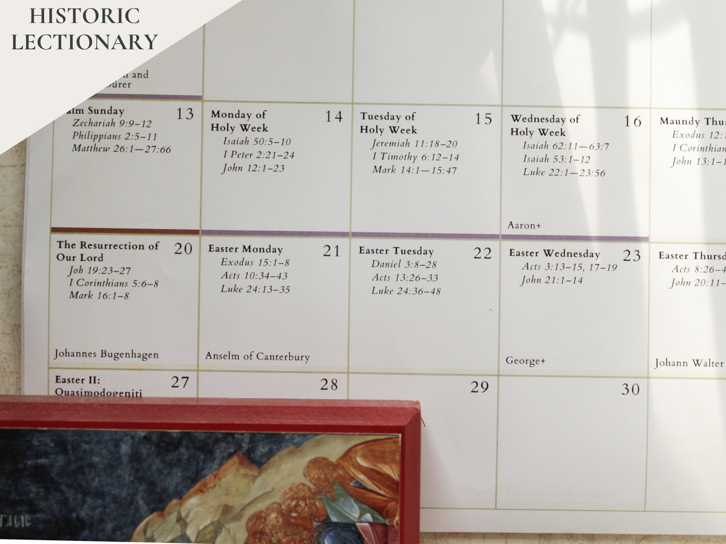 2024-2025 Lutheran Liturgical Wall Calendar