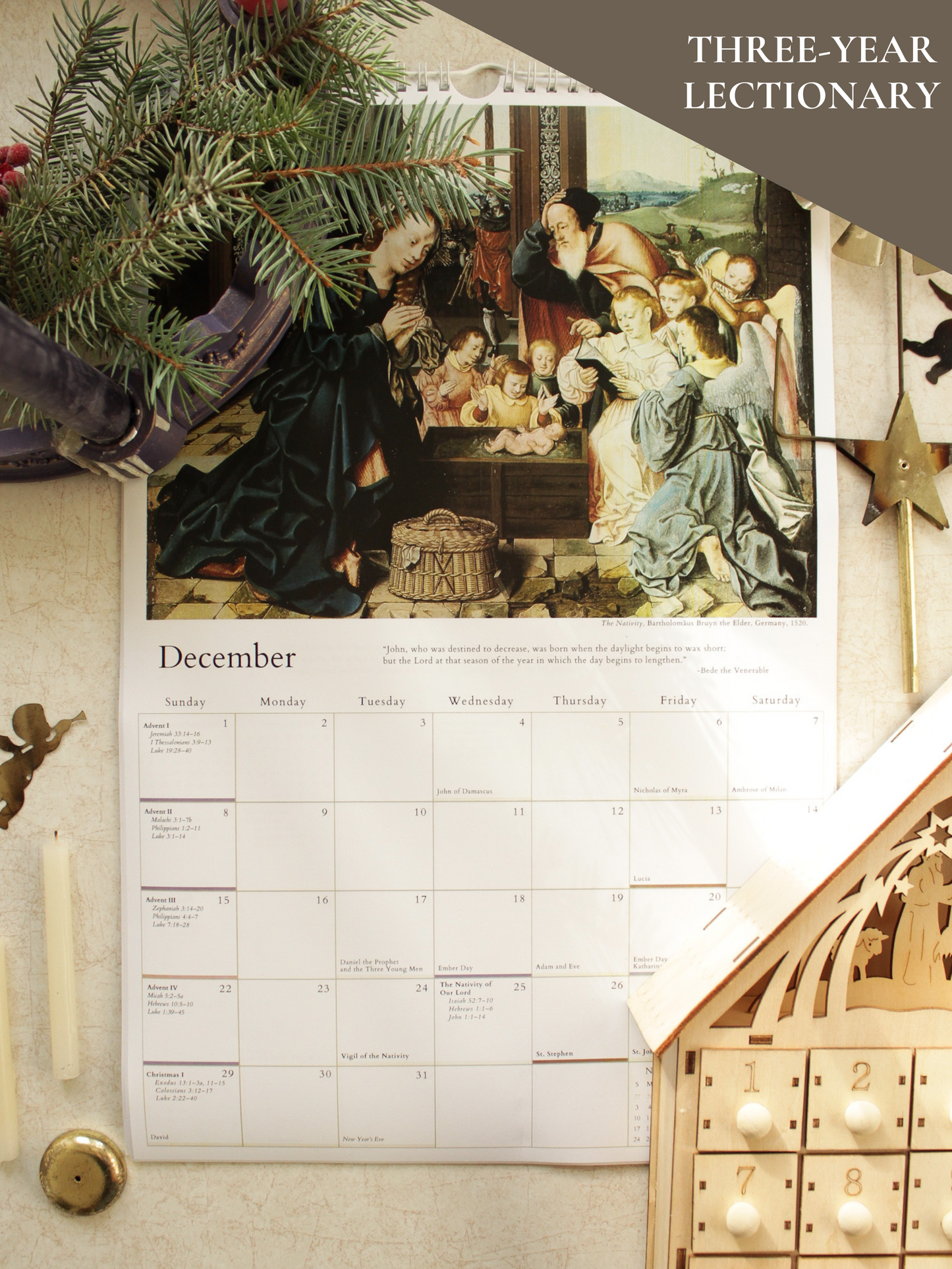 2024-2025 Lutheran Liturgical Wall Calendar