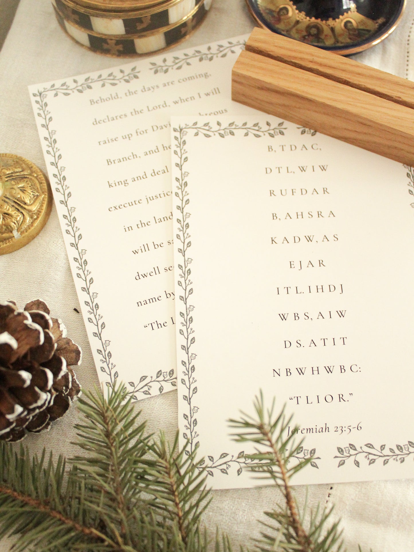 Liturgical Display Cards