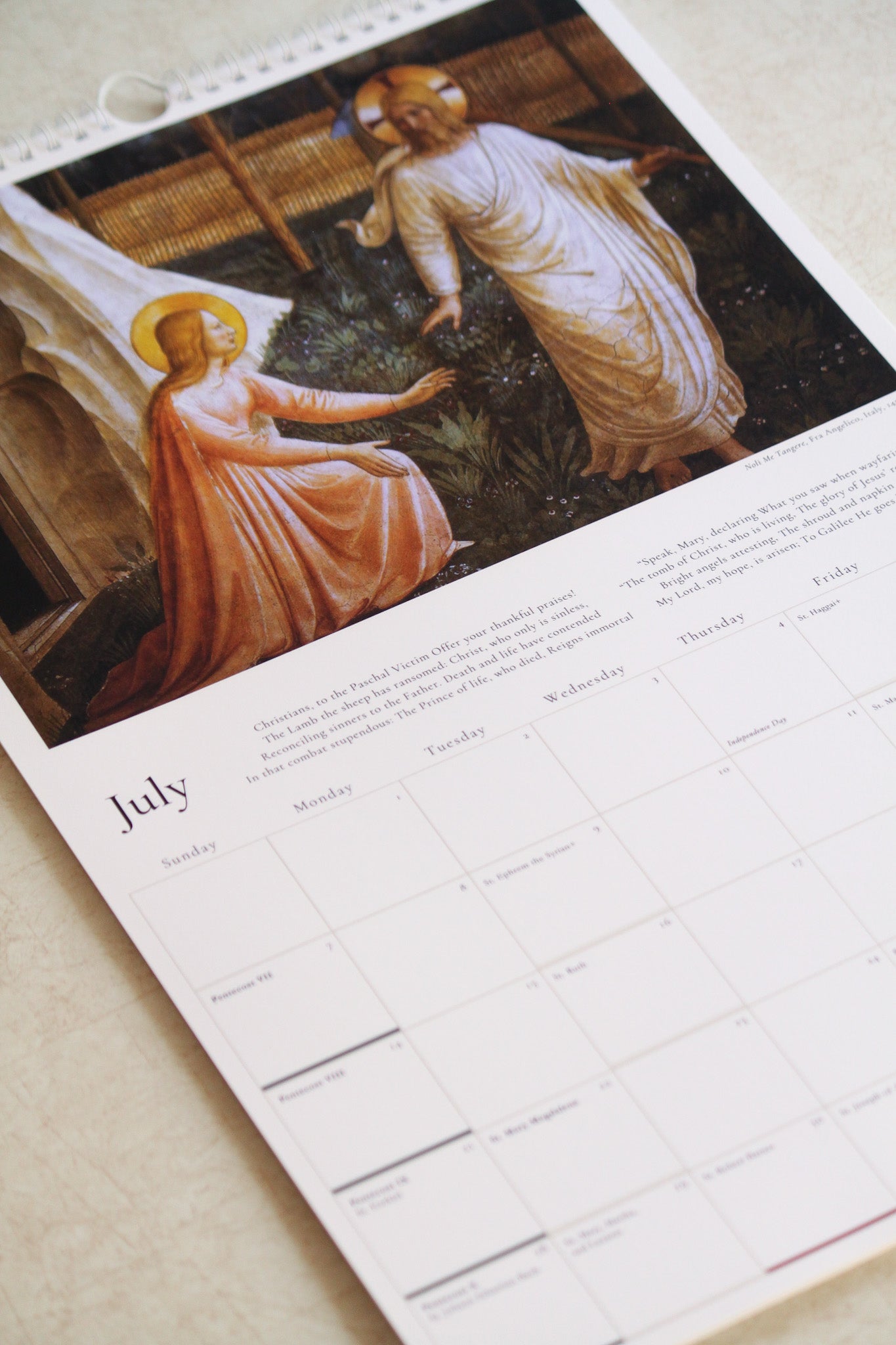 2023–2024 Lutheran Liturgical Wall Calendar (Three-year lectionary)