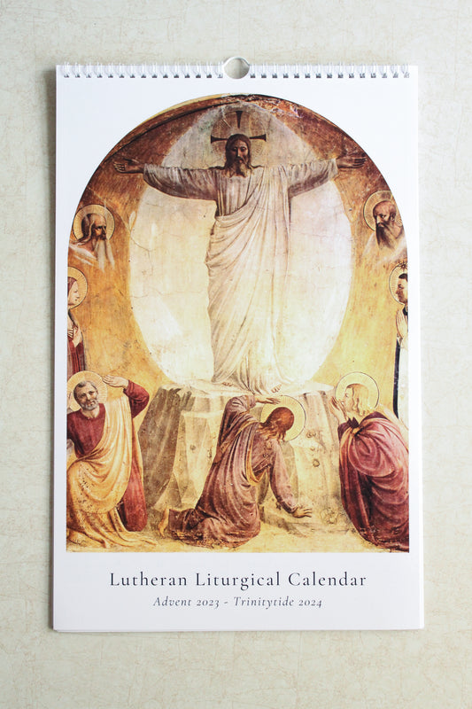 2023–2024 Lutheran Liturgical Wall Calendar (One-year lectionary)